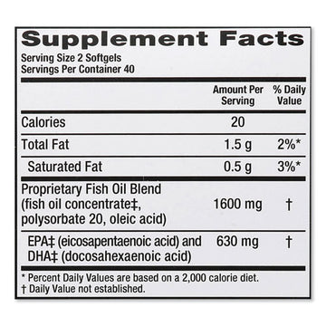 MegaRed® Advanced Triple Absorption Omega-3 Softgel, 80 Count freeshipping - TVN Wholesale